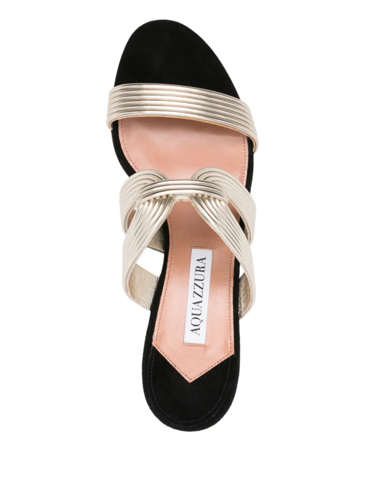 Aquazzura босоножки Essencia 40, золотой — фото 4