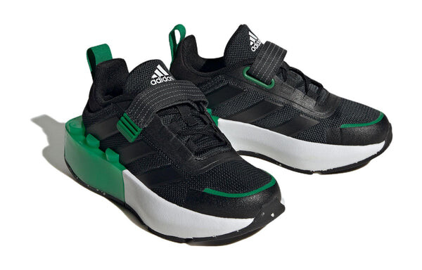 Кроссовки tech runner el x lego 'core black green' Adidas, мультиколор — фото 4