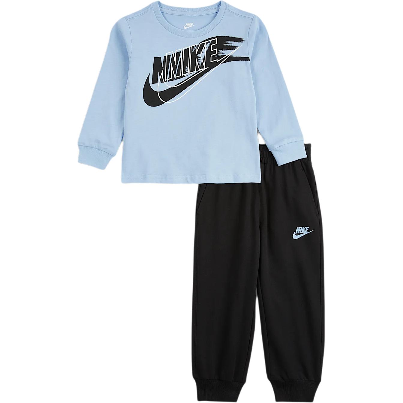 Nike Повседневная спортивная одежда Sportswear FW24 Blue/Black для младенцев и малышей — фото 3