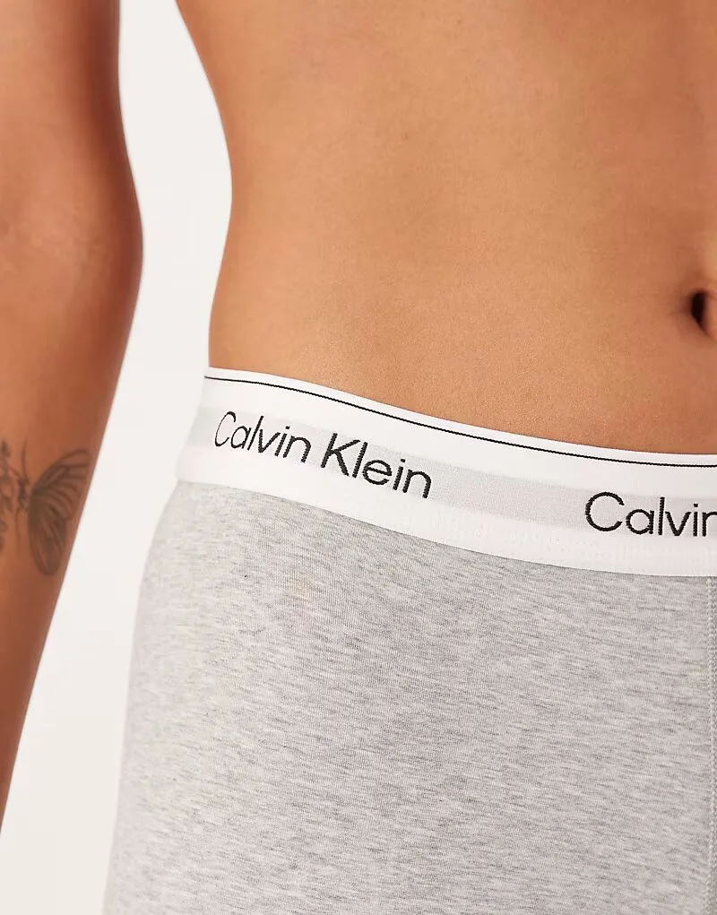 Боксеры Calvin Klein Icon из хлопка и модала серого цвета — фото 3