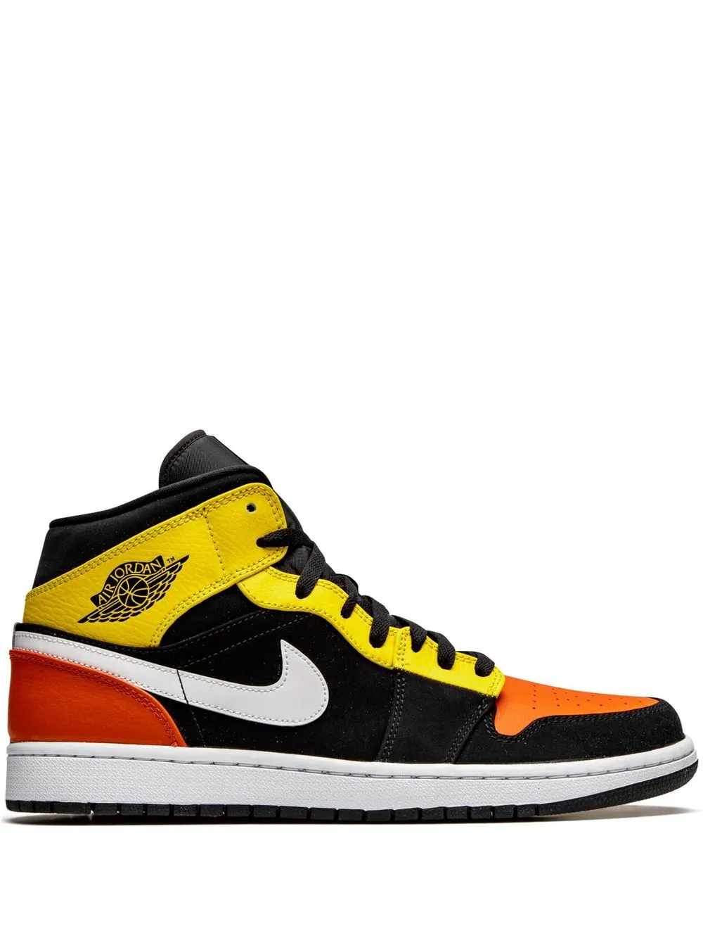 Кроссовки Air  1 Mid SE Amarillo Orange Jordan, черный