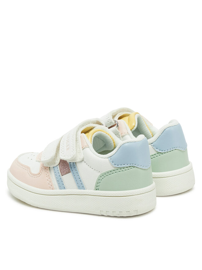 Кроссовки Tommy Hilfiger Flag Low Cut Velcro Sneaker T1A9-33730-1439 M, мультиколор — фото 3