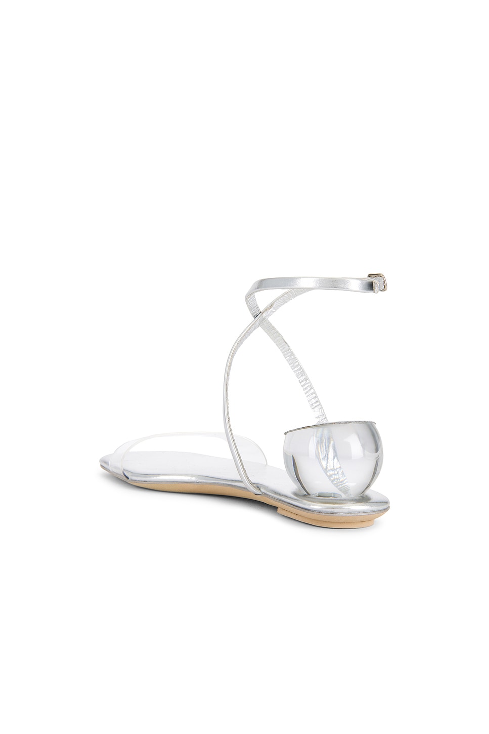 Сандалии Foretell от Jeffrey Campbell, silver clear — фото 3