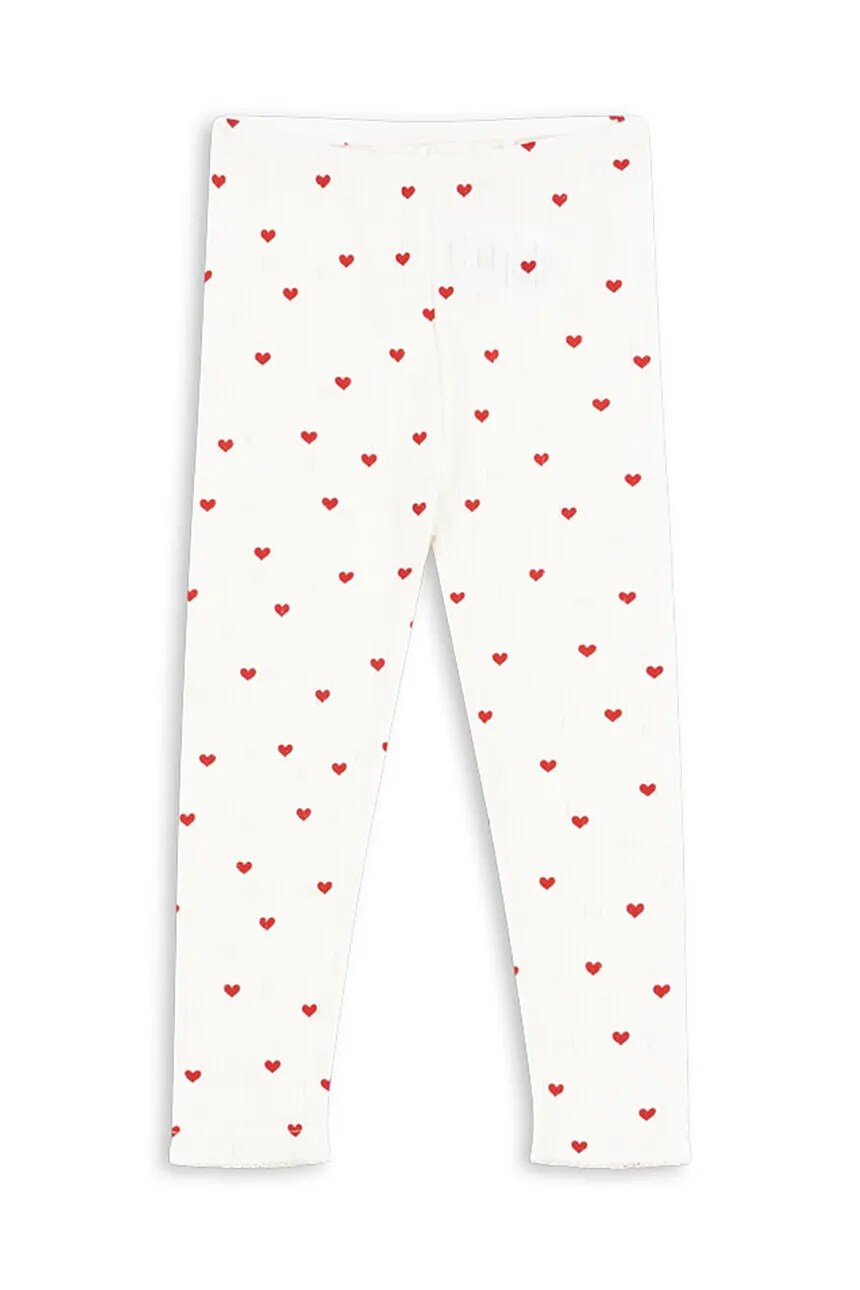 

Хлопковые леггинсы детские MINNIE PANTS GOTS Konges Sløjd, белый