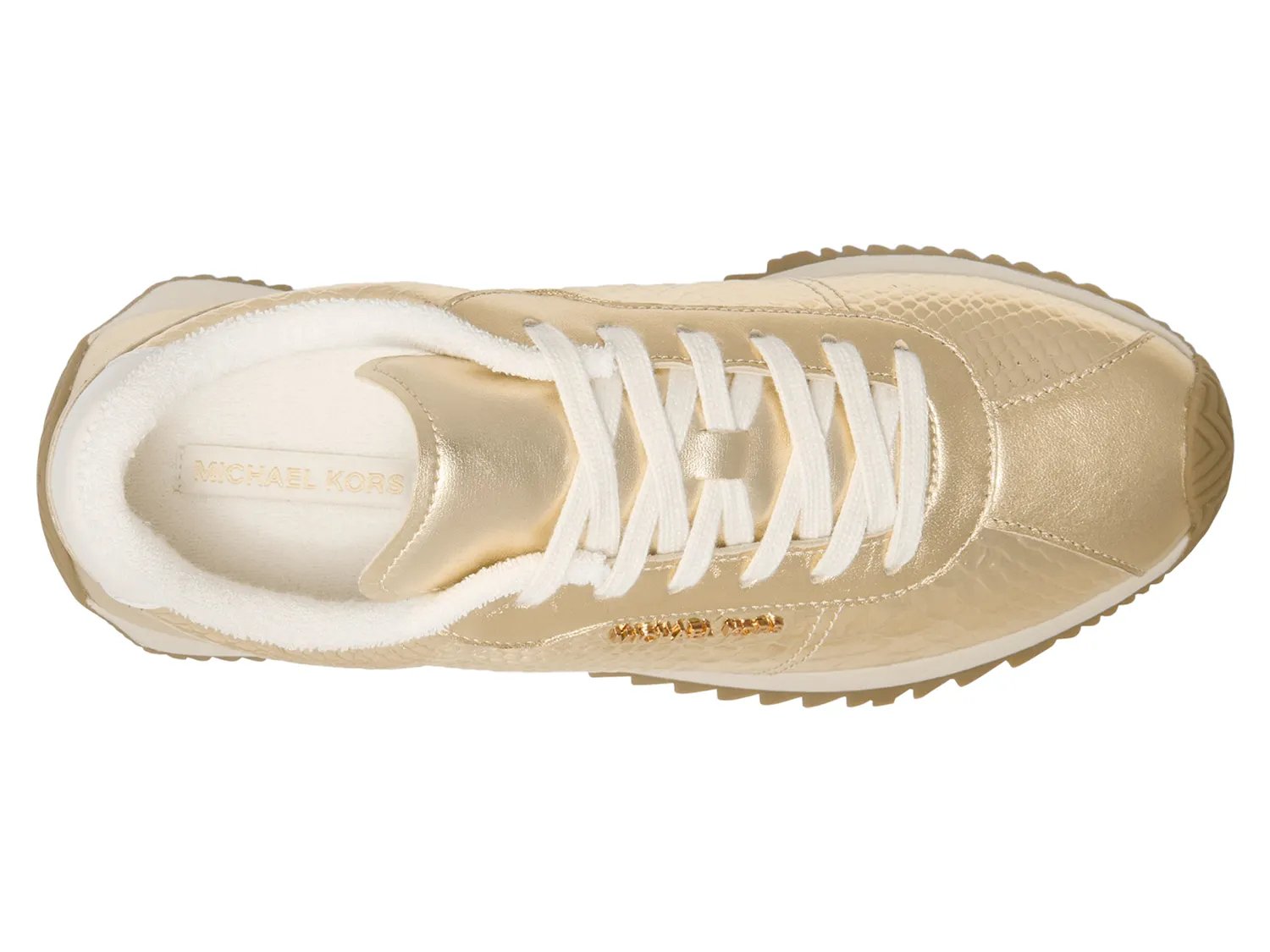 Кроссовки Michael Michael Kors Rhodes Sneaker - Women's, Gold Metallic  Snake Print — фото 3