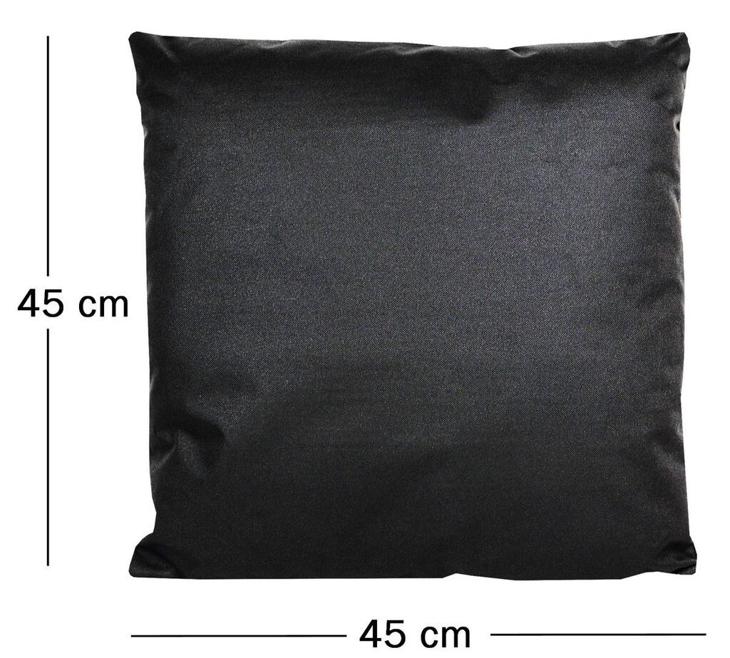 

JACK 45x45 см Подушка для отдыха на открытом воздухе Декоративная подушка с водоотталкивающей подушкой для сиденья с наполнителем Садовый стул с эффектом лотоса, Цвет: Черный