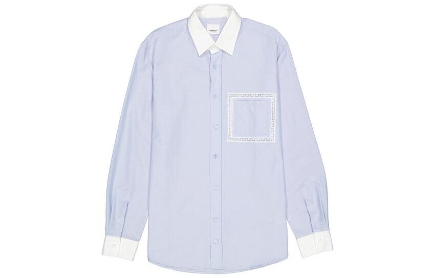 

Мужская рубашка Burberry, цвет Blue