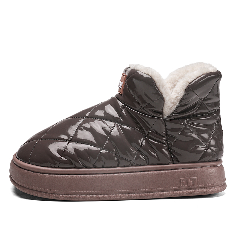 

Термостойкие абразивостойкие амортизирующие утепленные нескользящие устойчивые снегоходные ботинки men's CariteSport, коричневый