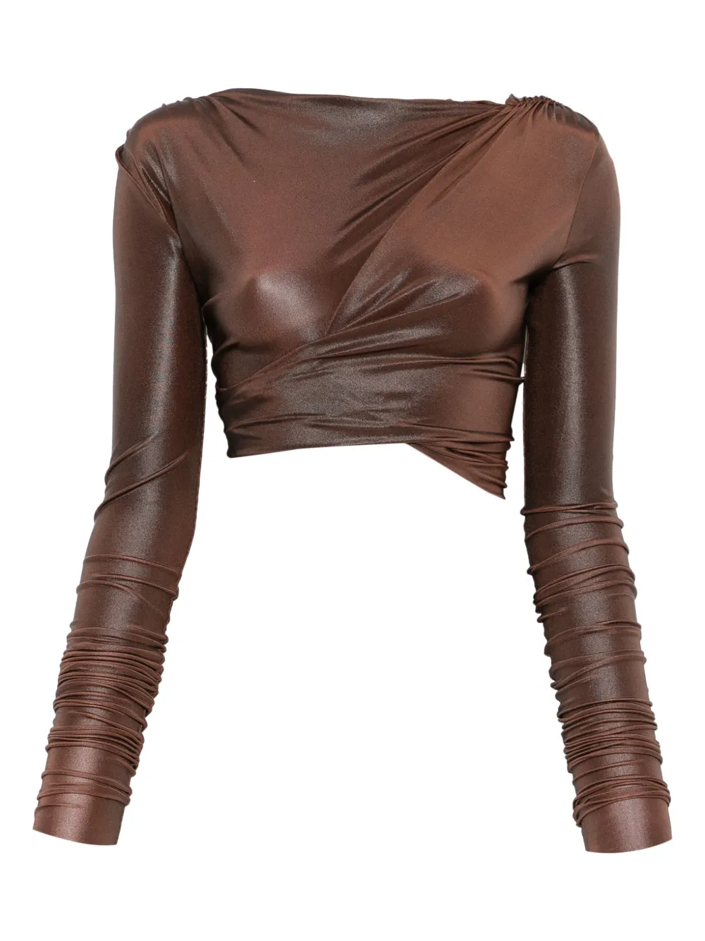 

Топ Jade Rick Owens Lilies, коричневый