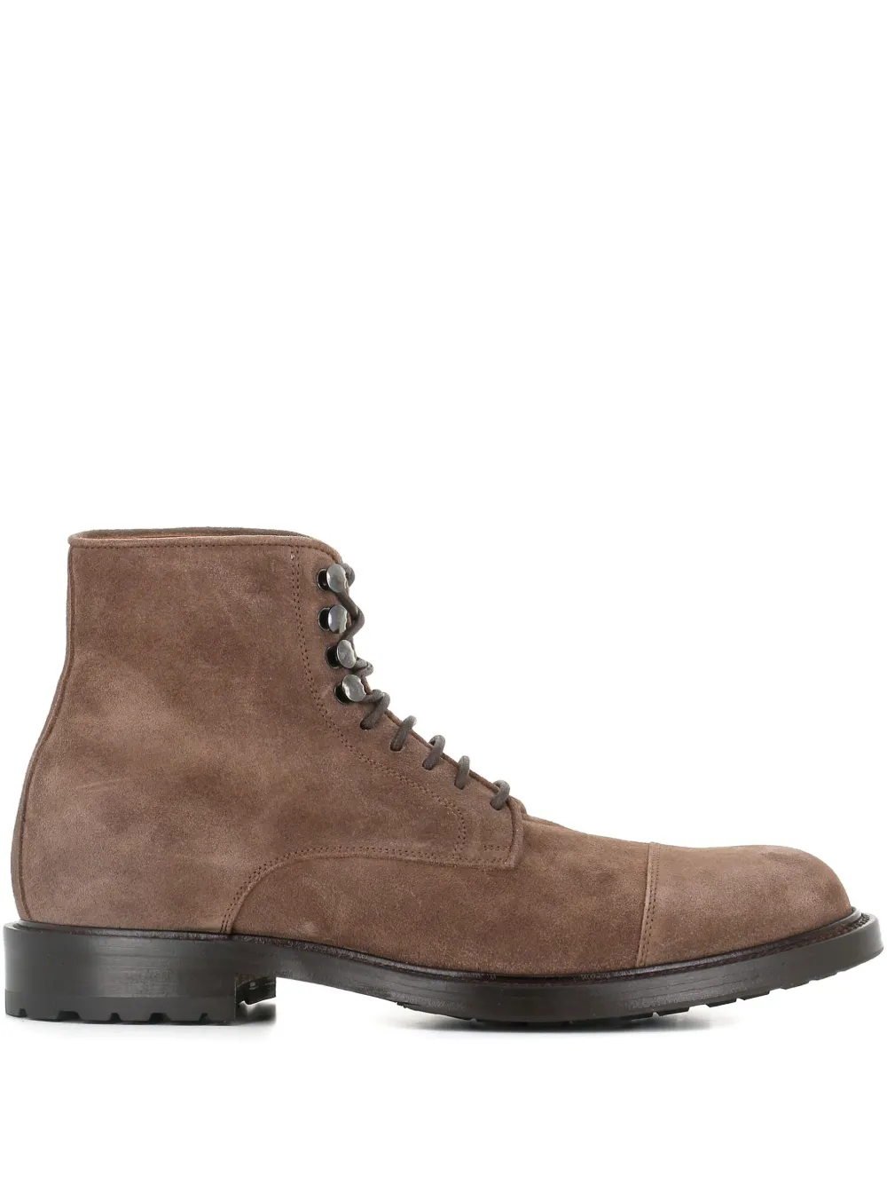 

Замшевые ботинки на шнуровке Tassinari, коричневый