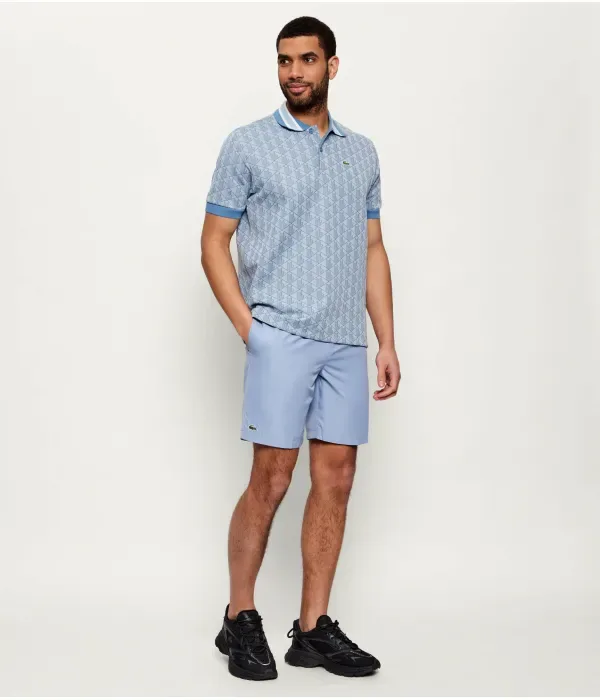 Шорты relaxed fit Lacoste, небесно-голубой — фото 2
