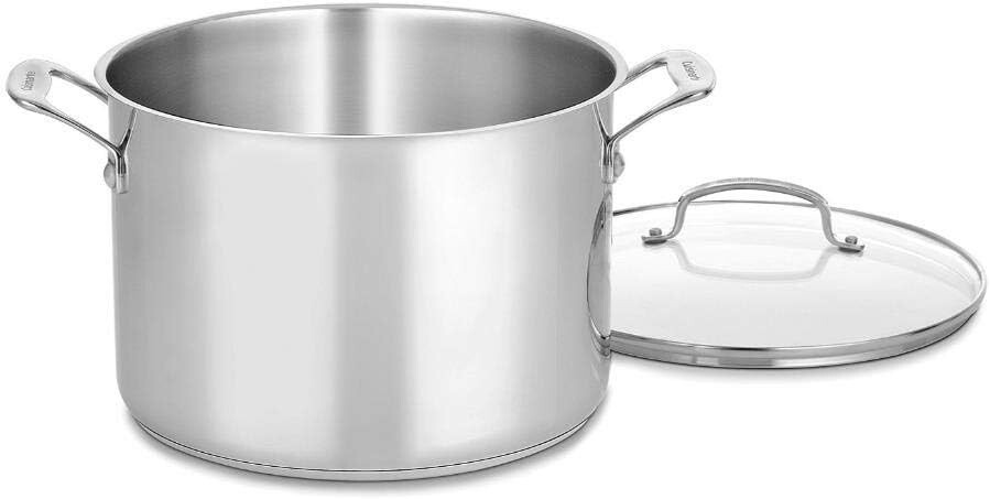 

Cuisinart 76610-26G Классическая кастрюля Chef's на 10 литров со стеклянной крышкой, матовая нержавеющая сталь