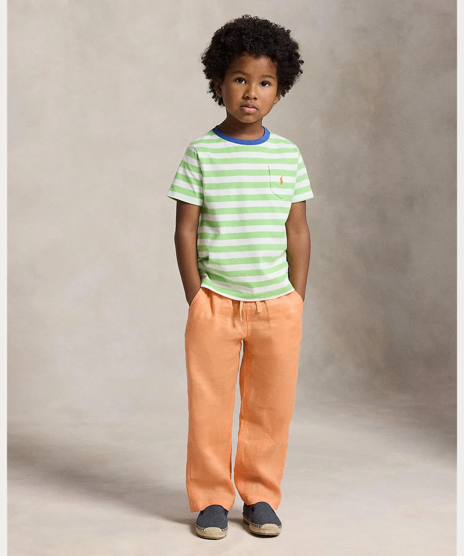Детская футболка POLO RALPH LAUREN CHILDRENSWEAR — фото 4