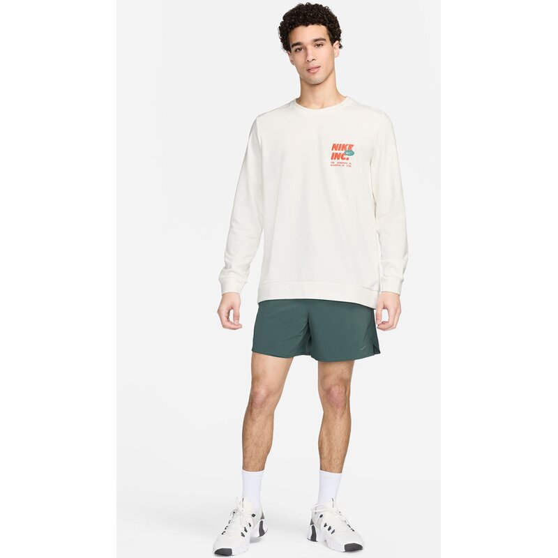 Рубашка флисовая Dri-Fit с длинным рукавом для фитнеса Nike, мультиколор — фото 3