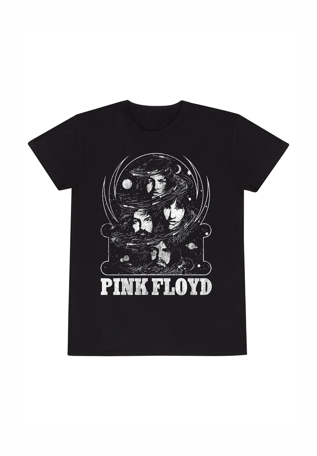 

Футболка с принтом PINK FLOYD RETRO STYLE Henry Tiger, черный