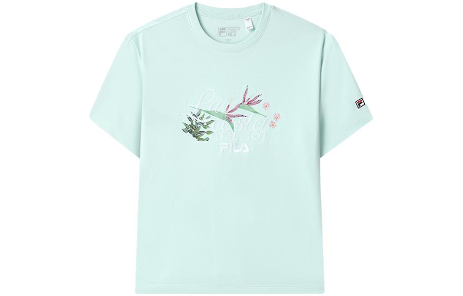 

Футболка классическая женская Sky Lake Green FILA