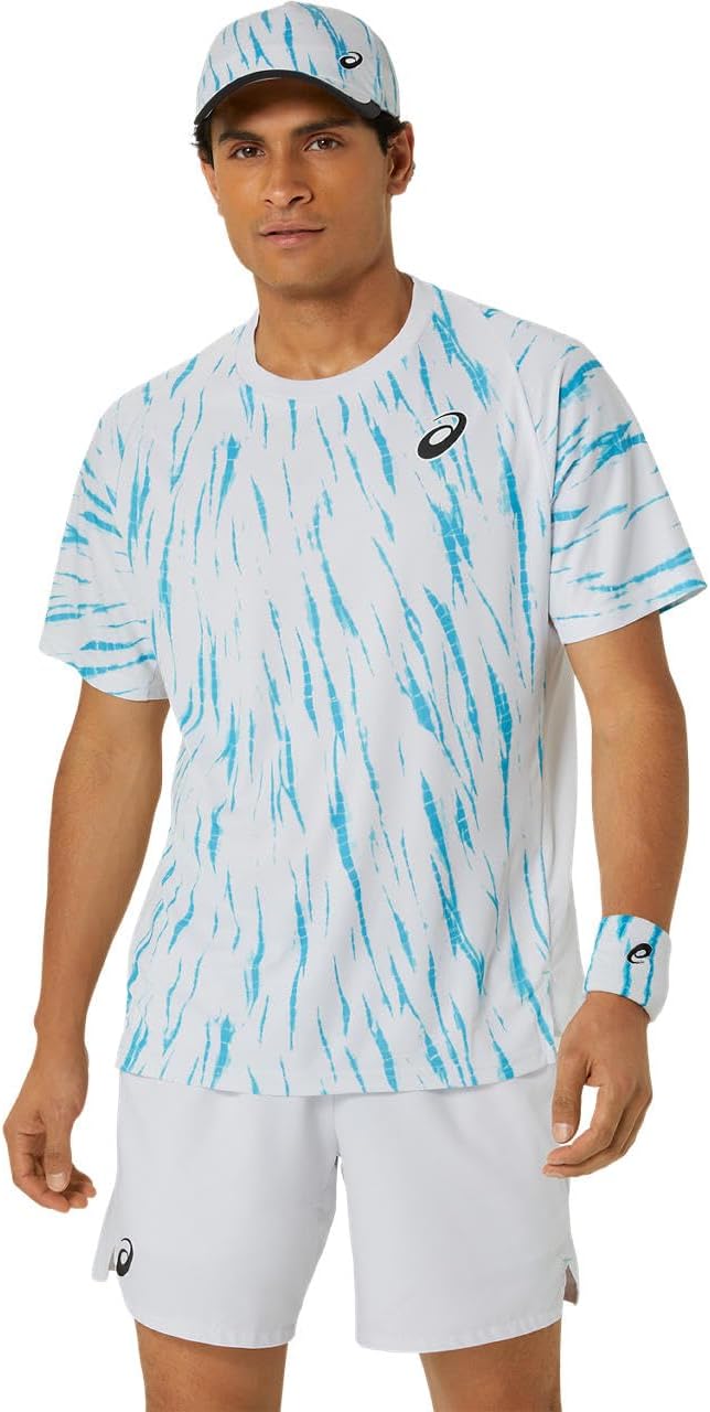 

Мужская теннисная футболка ASICS GEME с коротким рукавом (2041A302), белый