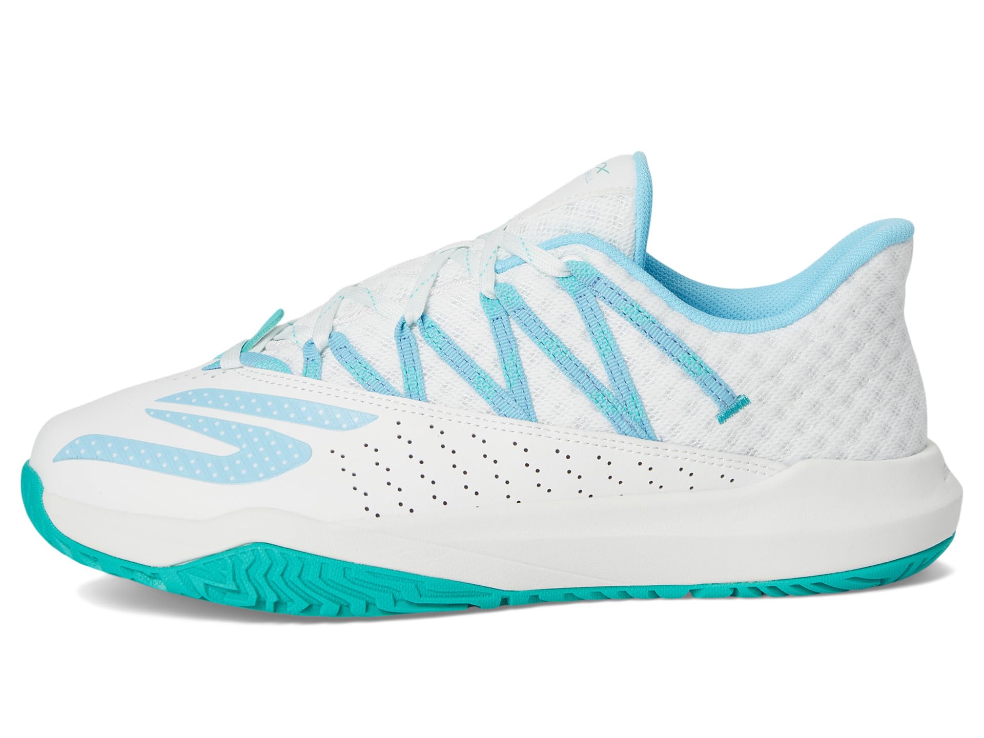 Кроссовки SKECHERS Skechers Viper Court Rally, White/Light Blue — фото 4
