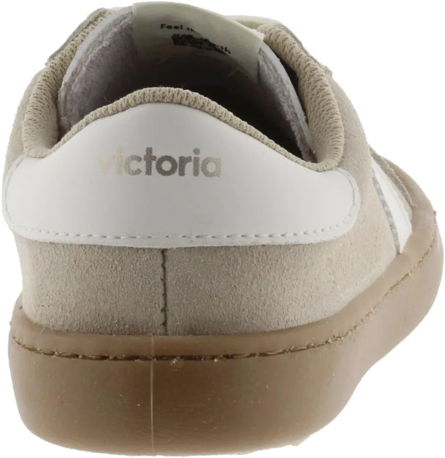 Кроссовки victoria Low-Top Unisex Olmo Split Leather Barefoot & Contrast Parts & Caramel Sole 1186103 for Adults, Arena — фото 3