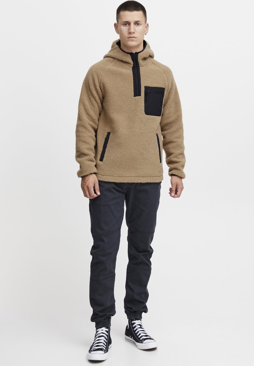 

Флисовая куртка IDTRENT INDICODE JEANS, бежевый