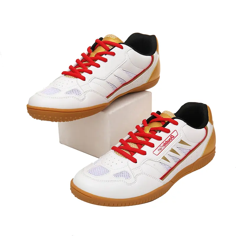 Унисекс-кроссовки для настольного тенниса Unisex Low top DOUBLE FISH, красный — фото 2