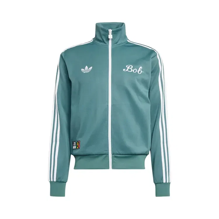 Спортивная куртка-олимпийка Adidas Bob Marley Originals Track Top, зеленый