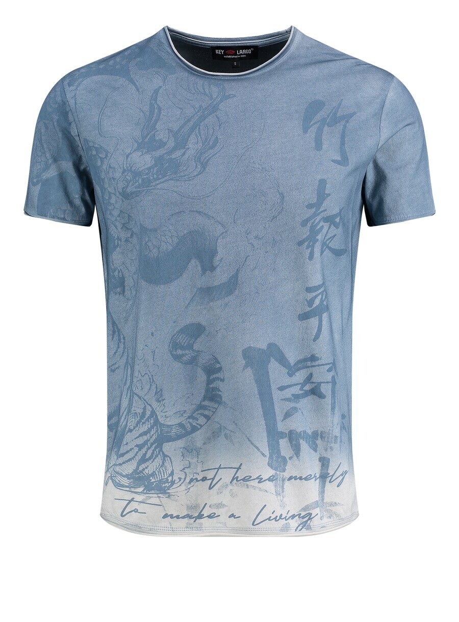 

Классическая футболка Key Largo Shirt TIGER, пятнистый синий