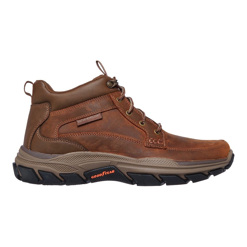 Мужские ботинки Skechers Relaxed Fit Respected Boswell, цвет Темно-коричневый — фото 2