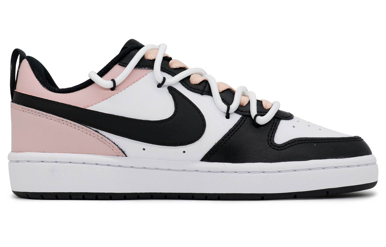 

Кроссовки Nike Court Borough Skateboarding Shoes Women's Low-top Black/pink/red, цвет Flower