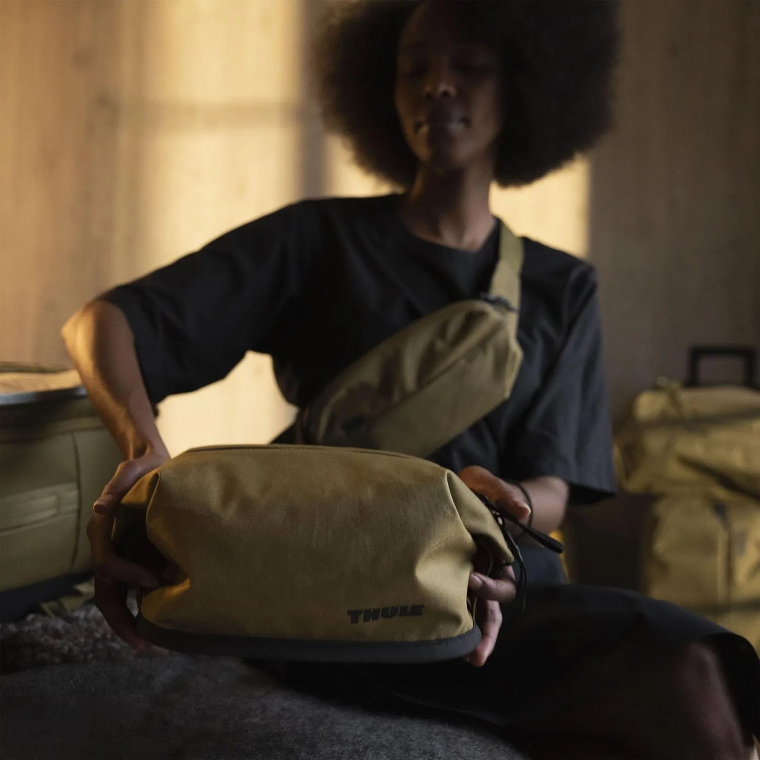 Дорожная косметичка «Aion Toiletry Bag» от THULE, черная Thule, Black — фото 4
