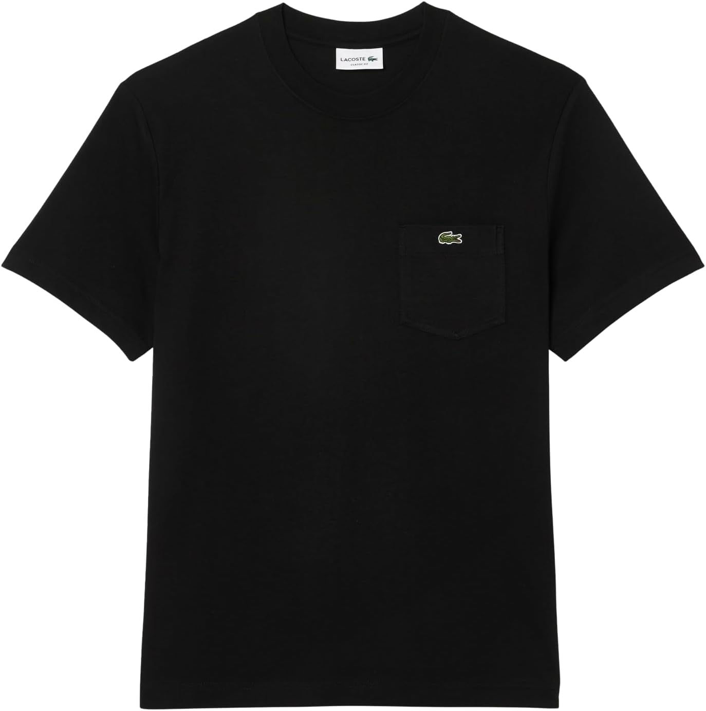 Футболка Lacoste, мужская, с нагрудным карманом — фото 4