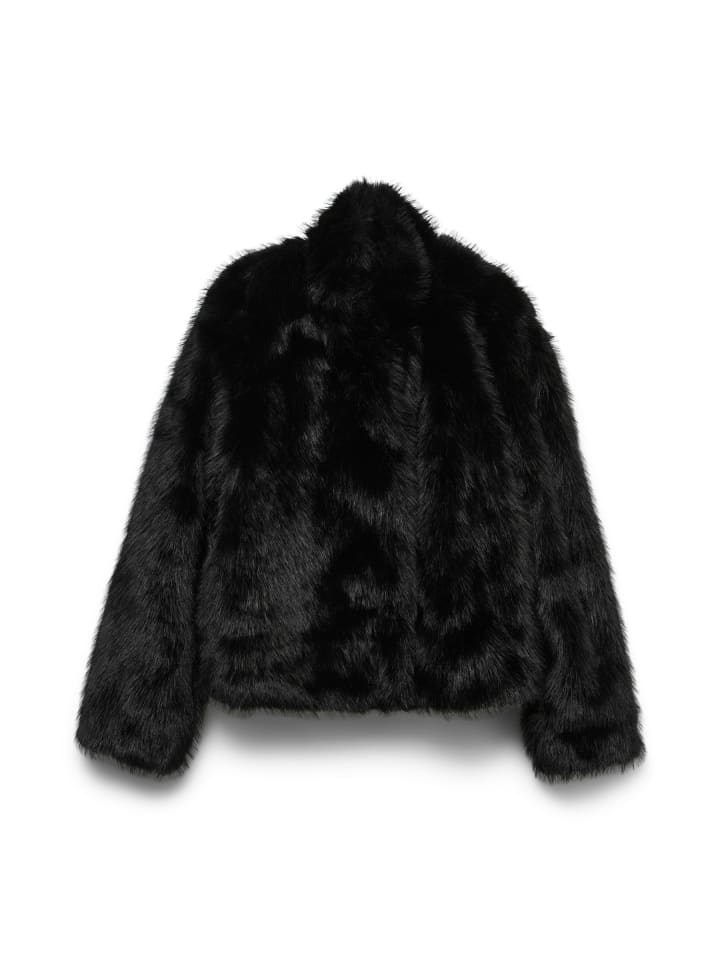 

Куртка из искусственного меха черного цвета Vero Moda