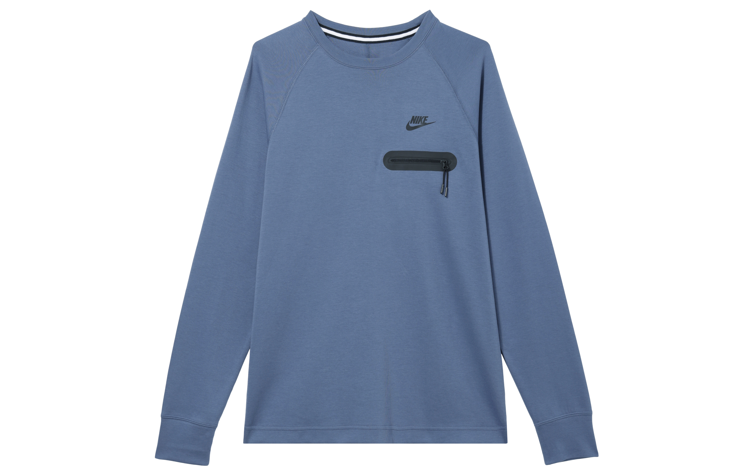 Флисовая толстовка TECH FLEECE мужская мятно-голубая Nike, фен блю — фото 2