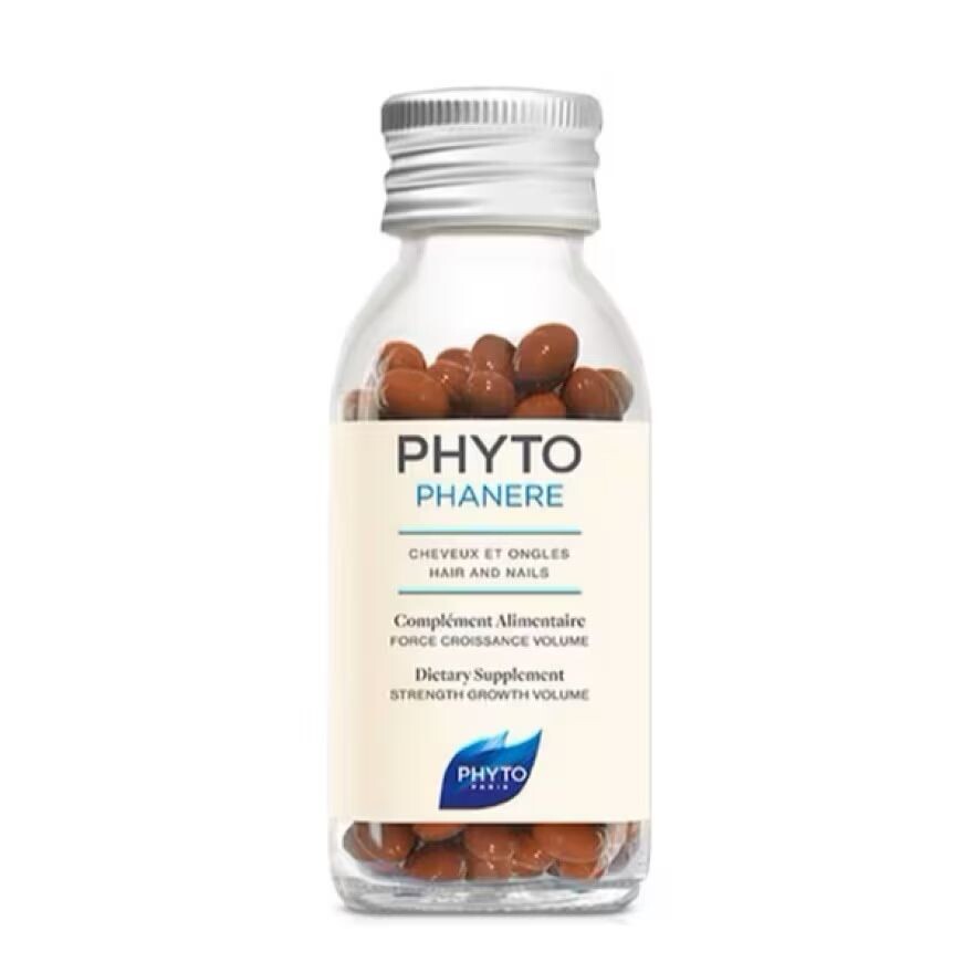 

Phyto Добавка Phenere, сила, рост, объем, волосы, ногти, 120 капсул, Blue