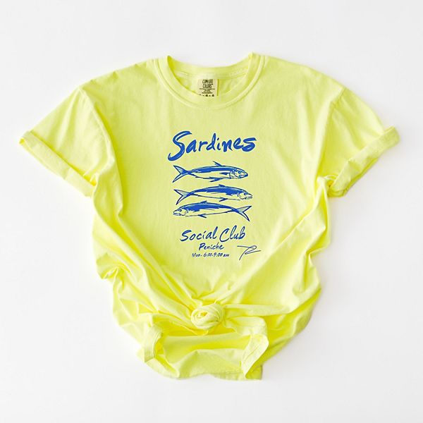 

Sardines social club - женская футболка с принтом Simply Sage Market, Lemon, Зеленый, Sardines social club - женская футболка с принтом Simply Sage Market, Lemon