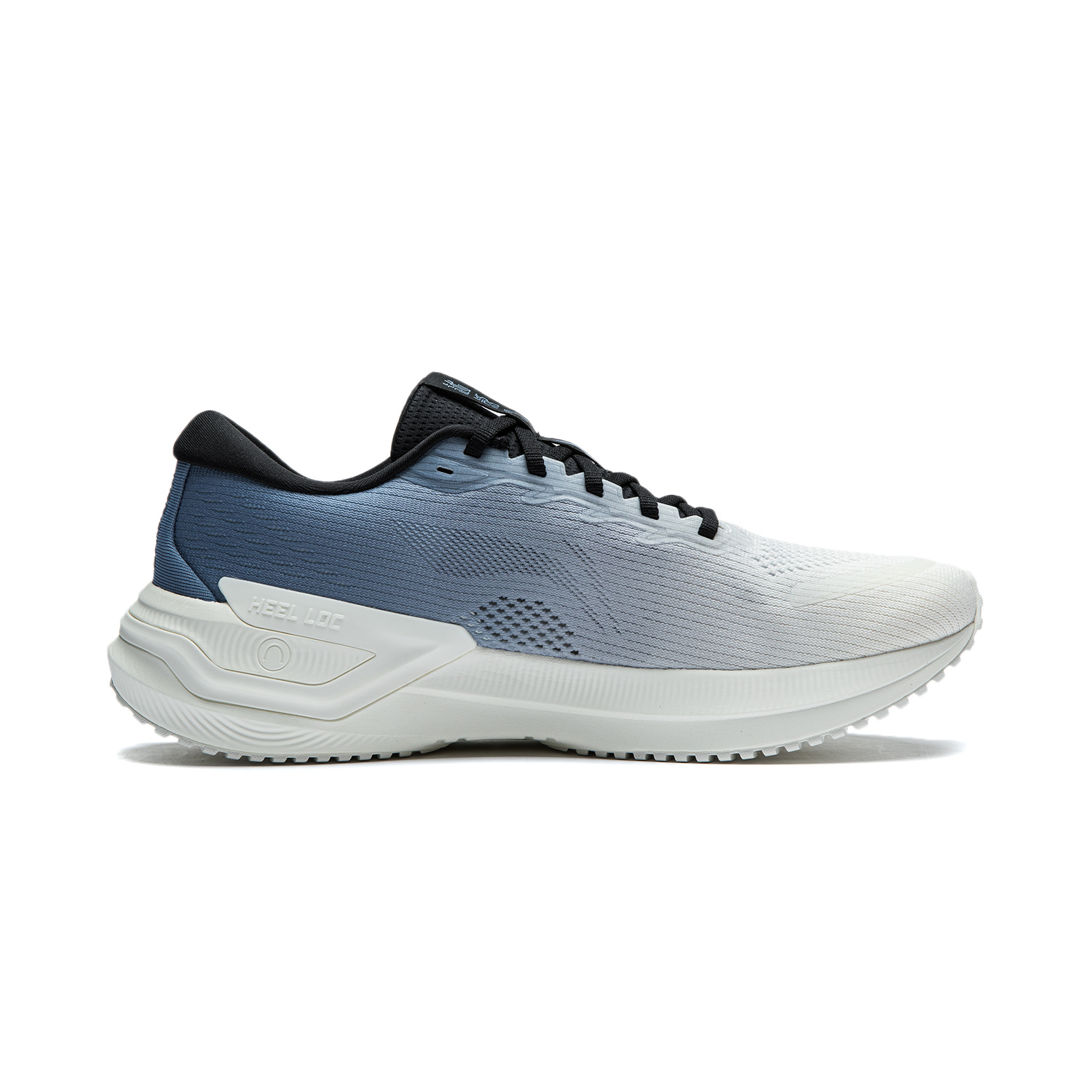 LiNing YueYing 3.0 Амортизирующие нескользящие поддерживающие низкие кроссовки HEEL LOC для спринтерского бега мужские синие бежевые белые, Crown Blue/Ecru — фото 2