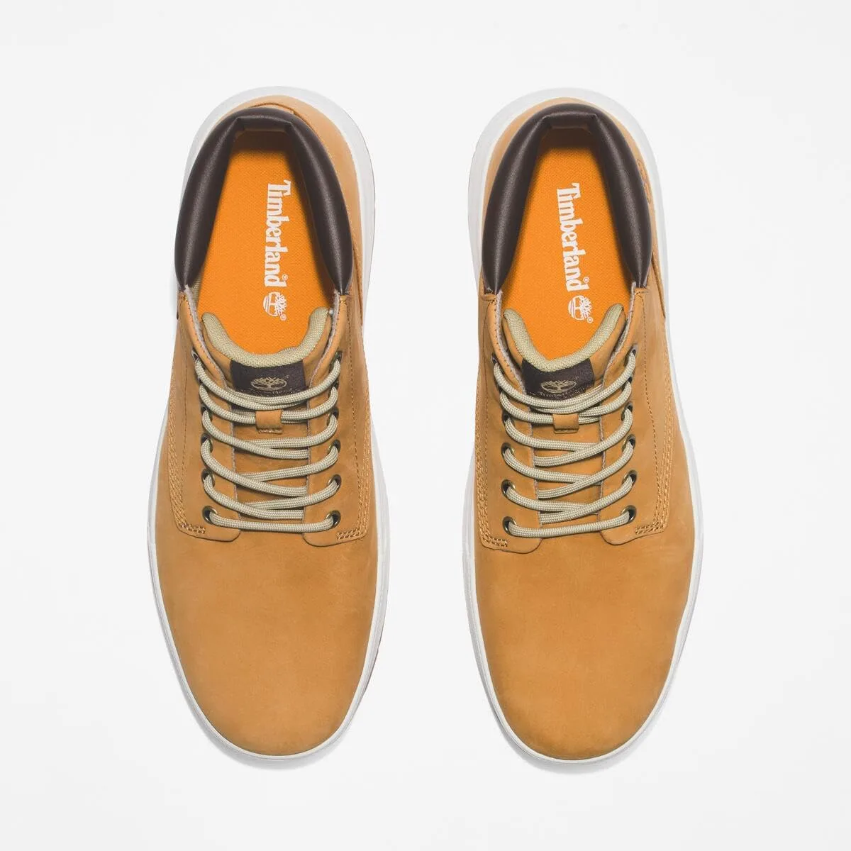 Мужские кожаные ботинки Timberland Maple Grove на шнуровке, пшеничный — фото 3