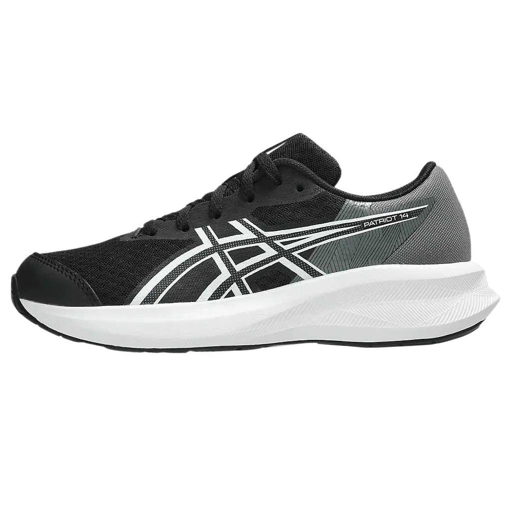 Кроссовки детские Patriot 14 Mesh Breathable Low top Running Shoes ASICS, Black White