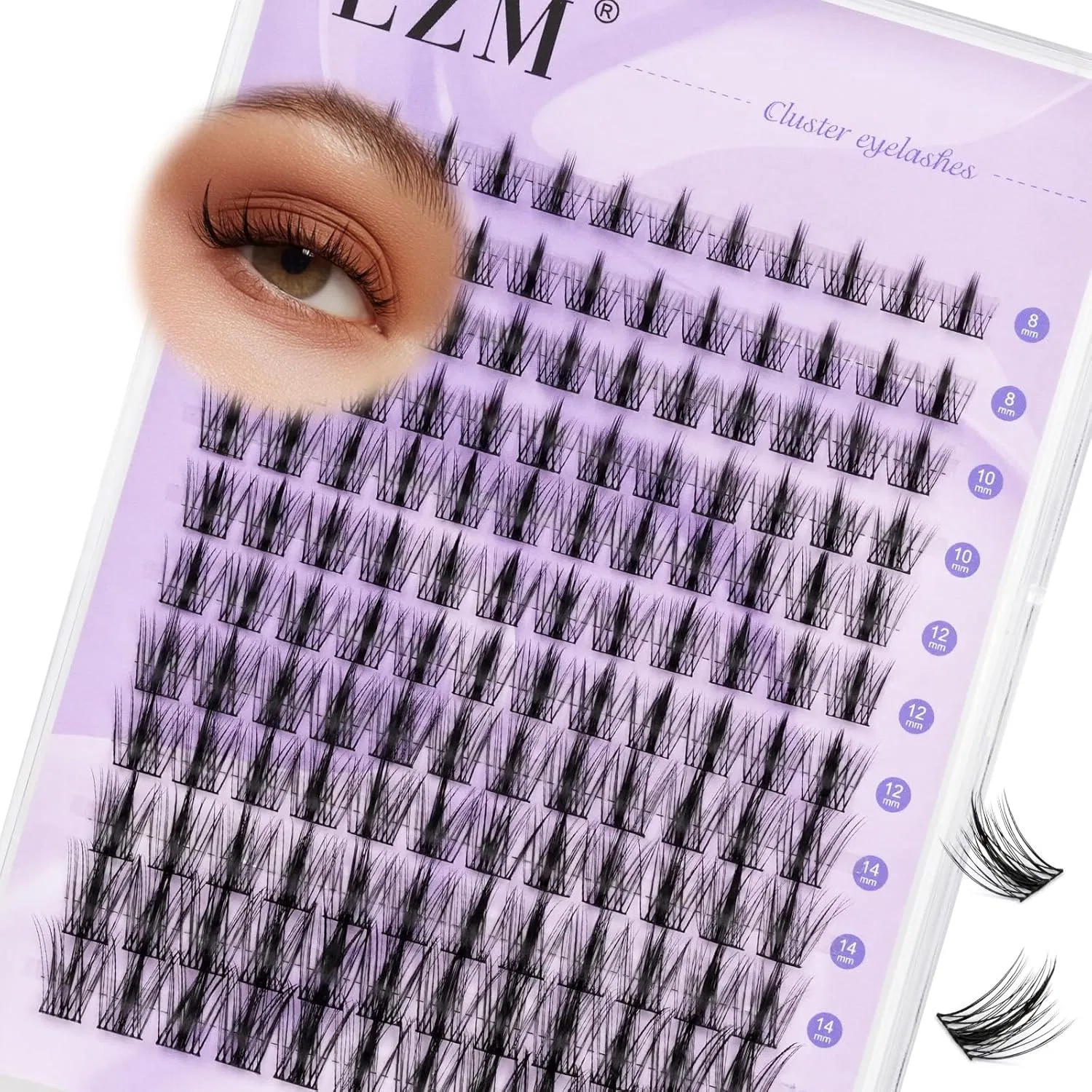 Накладные ресницы «Manga Bunting DL02 C CURL» от LZM Lzm