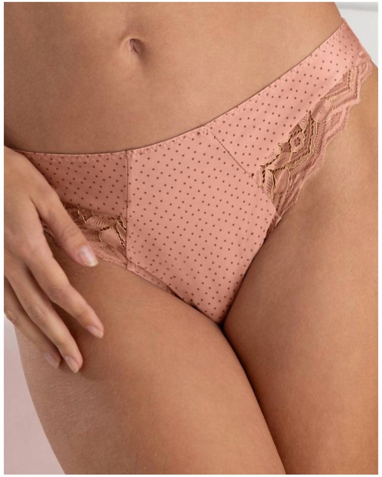 

Низкие трусики-бикини в цвете Bulles Rosees Antigel Boudoir de Filles