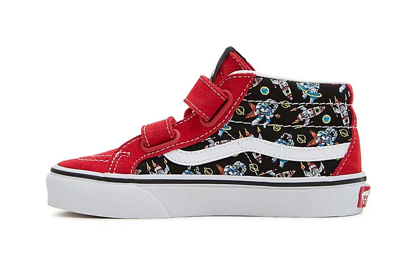 

Кроссовки Sk8-Mid Reissue V Kids 'DJ Rocket Jam' Vans, черный/розовый