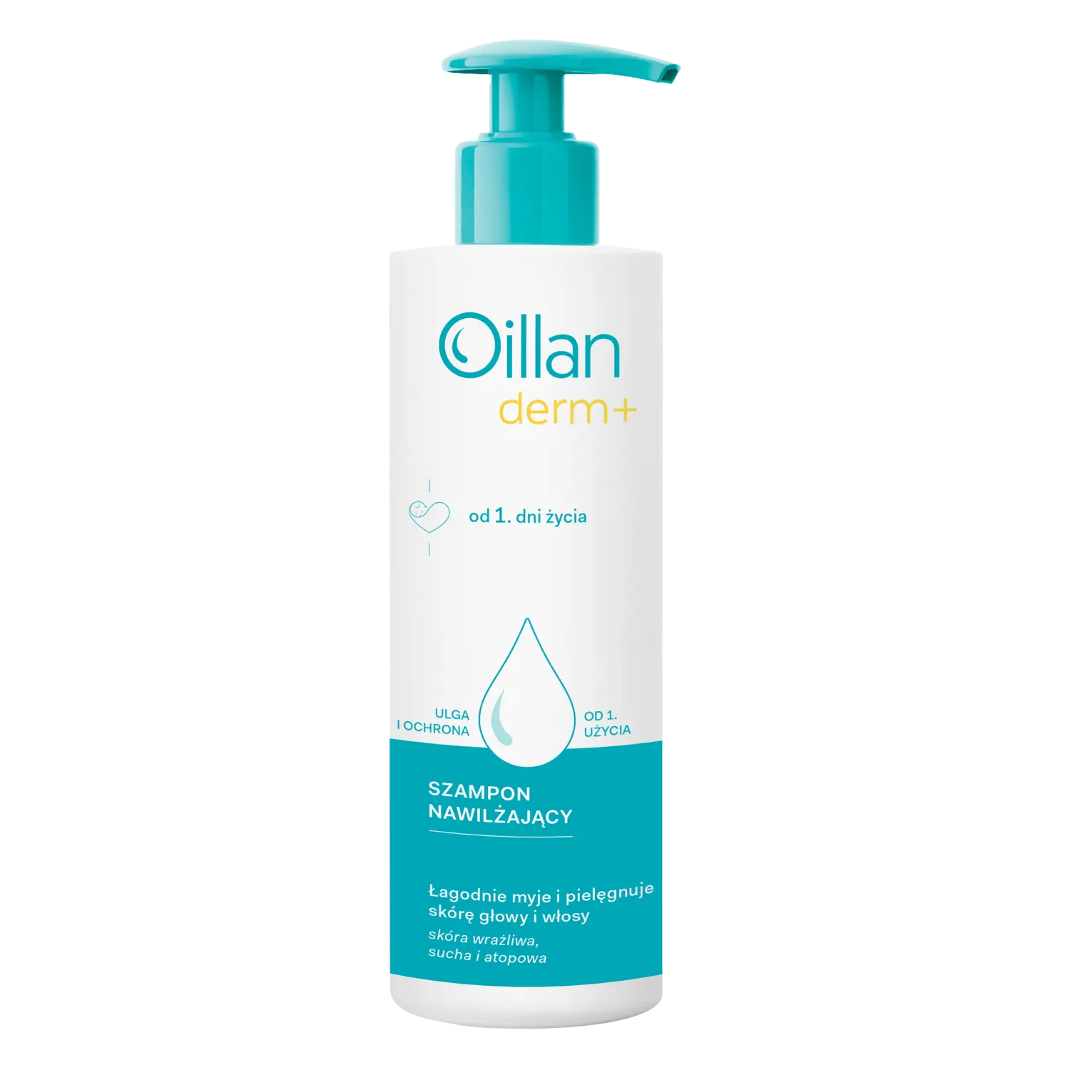 

Увлажняющий шампунь для волос Oillan Derm+, 180 мл