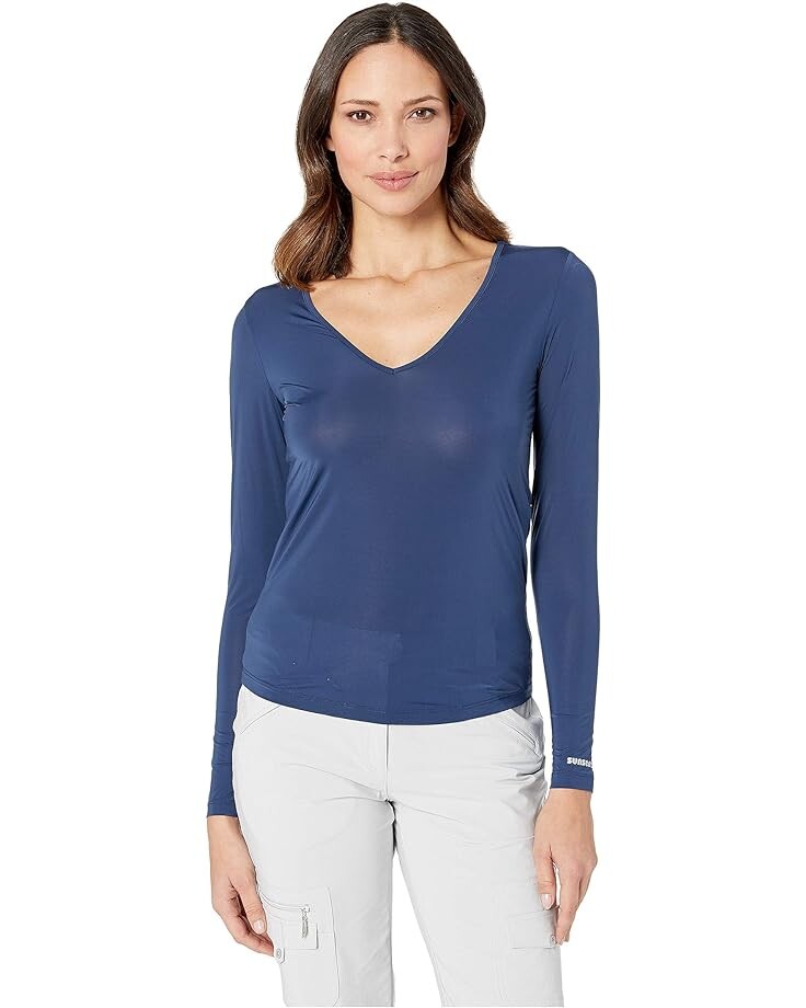 

Топ Jamie Sadock Sunsense Long Sleeve Layering, цвет Moonlit Navy