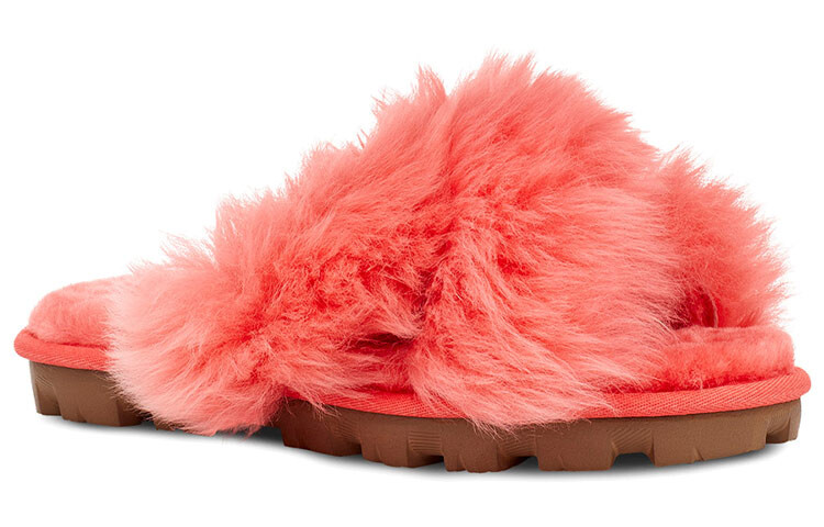 Горки женские ярко-кораллово-красные Ugg — фото 3