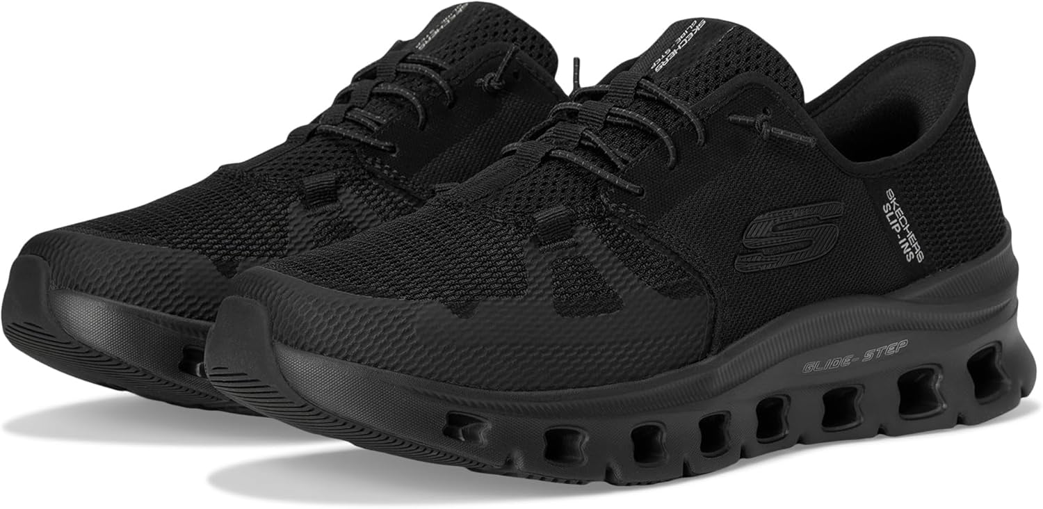 Мужские кроссовки Skechers Glide-Step Pro без шнурков, черный — фото 2