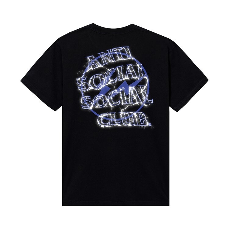 

Футболка Anti Social Social Club x Fragment Design Bolt 'Black/Navy', черный