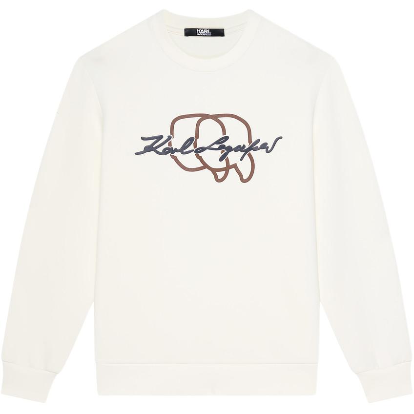 

Свитшот KARL LAGERFELD FW25 мужской KARL LAGERFELD / Karl Lagerfeld Jeans, экрю