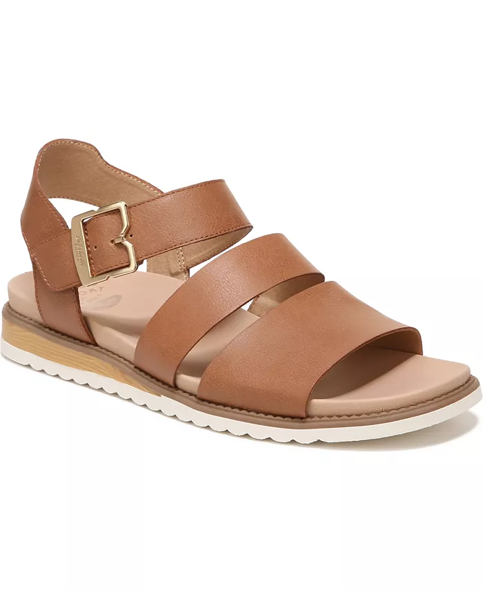 Женские босоножки Island-Glow с ремешками Dr. Scholl's, коричневый
