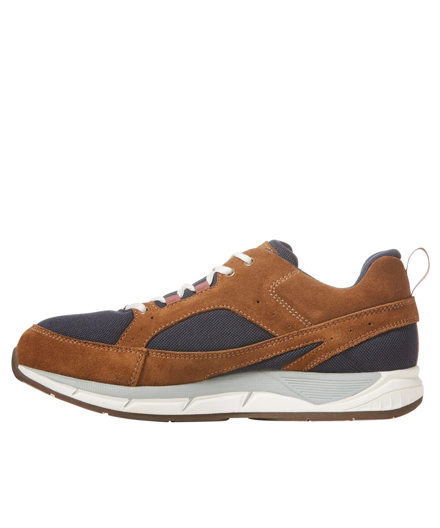 Мужские кроссовки L.L.Bean Bean's Comfort Fitness Walking из замши и сетки тёмно-синие — фото 2