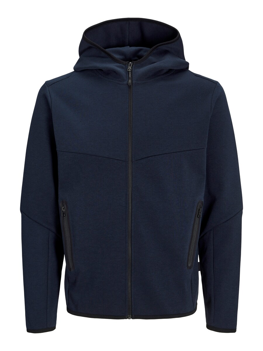 

Толстовка с капюшоном на молнии JACK & JONES JCOFusion, ночной синий